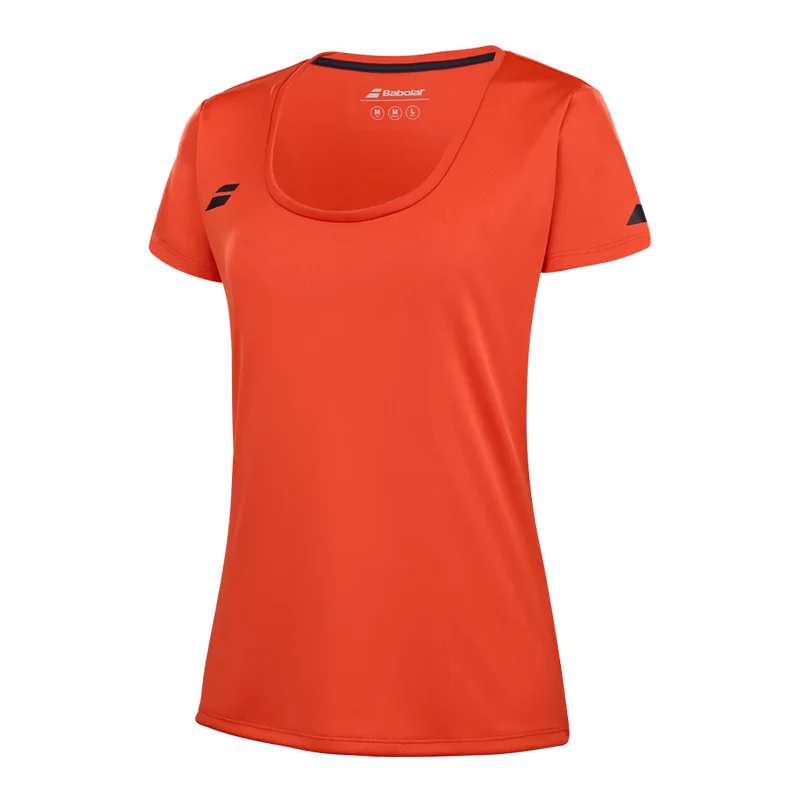 Camiseta Babolat Cap Sleeve Top Mujer Rojo