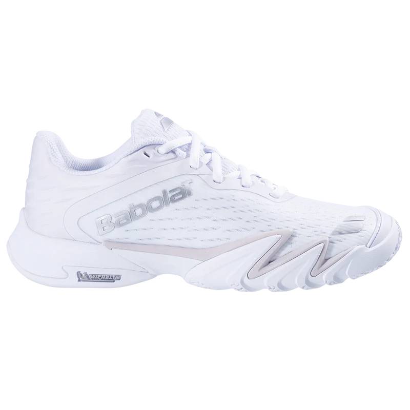 Babolat Women's Premura 3 Padel Shoes White Silver