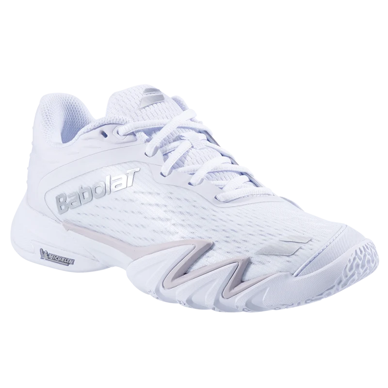 Babolat Women's Premura 3 Padel Shoes White Silver