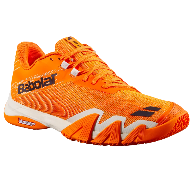Babolat Men's Jet Viva Padel Shoes Orange Cream