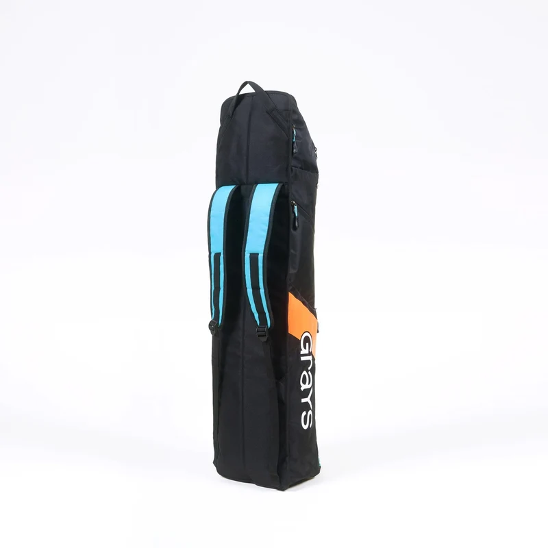 Grays G600 Hockey Kitbag Black/Aqua 26/27