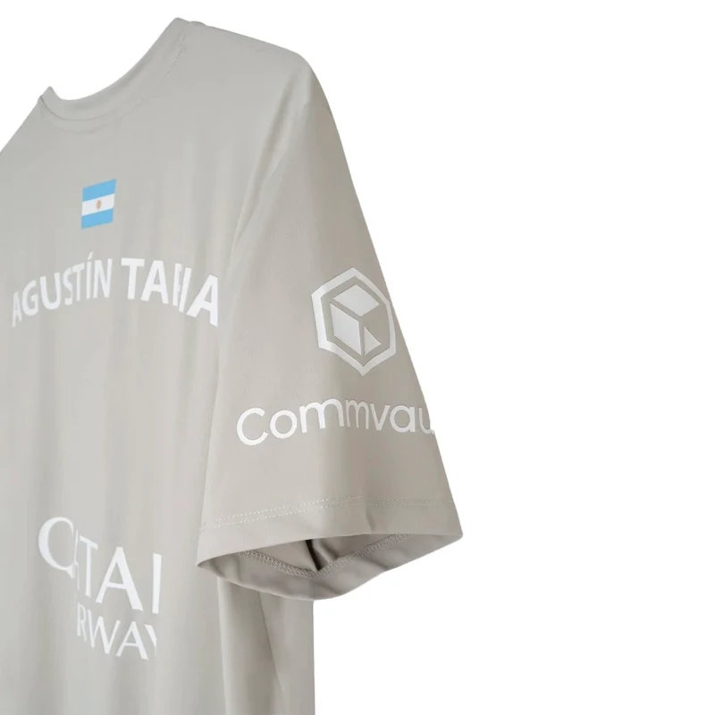 NOX SPONSORS AT10 Grey AGUSTIN TAPIA 2026 (Camiseta Oficial)