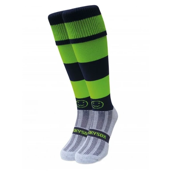 Wacky Sox Classic Navy/Lime