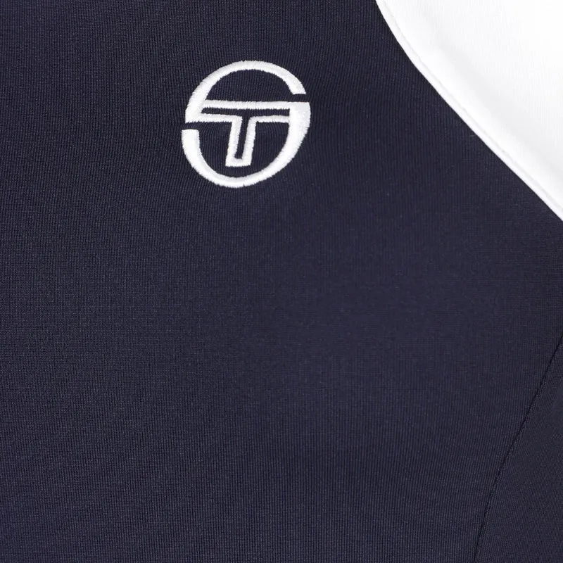 TCP Kleid Damen - dunkelblau, weiß