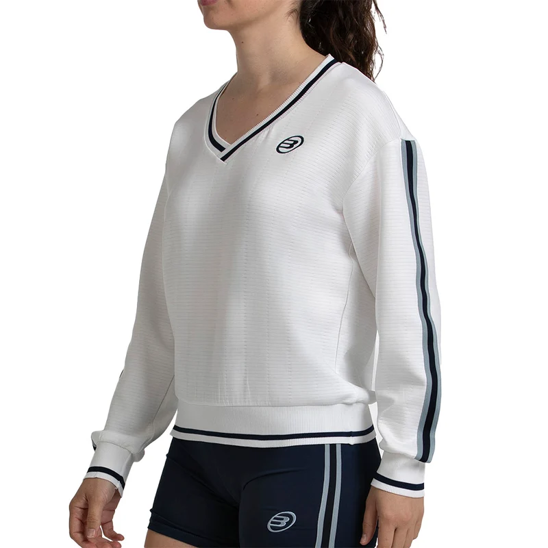 BULLPADEL TRAISER Blanco Mujer (Sudadera)