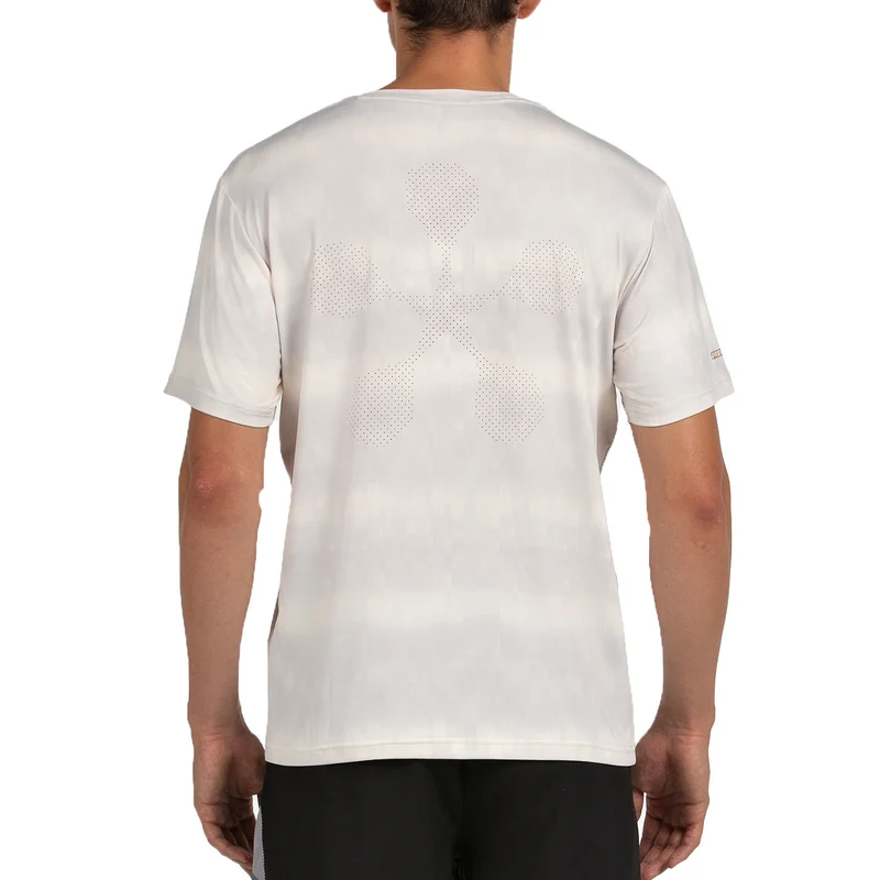 Bullpadel Men's Pasco Premier Padel T-Shirt Ecru