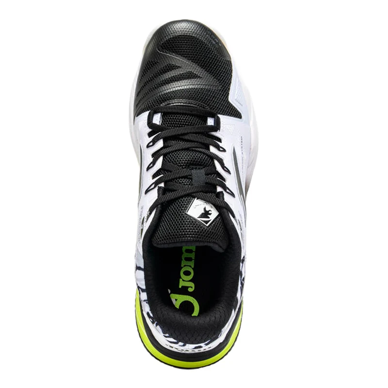 Spin Padelschuh Herren - weiß, neongelb
