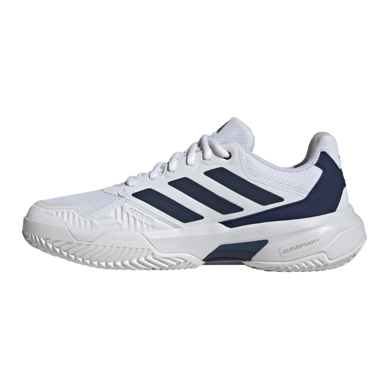 CourtJam Control 3 Sandplatzschuh Herren - weiß, dunkelblau