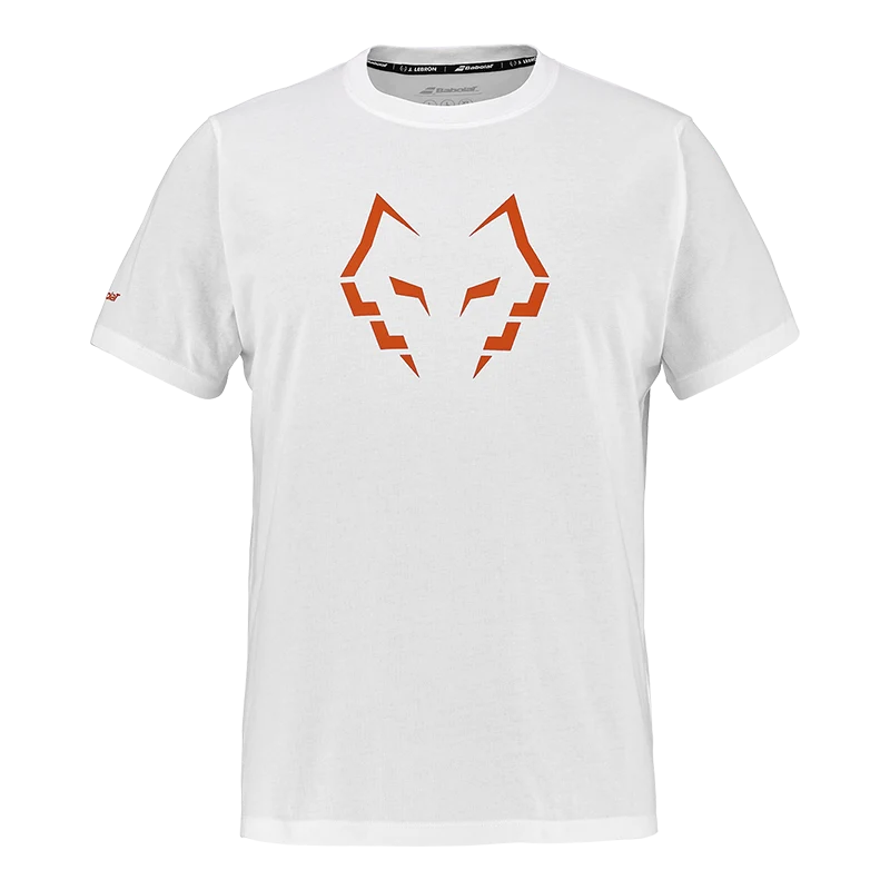 Camiseta Babolat Algodón White/White 2026 J. Lebrón