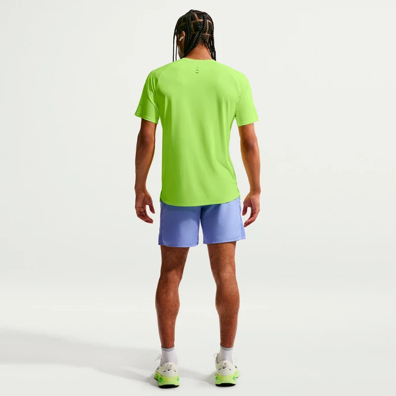 Stride Laufshirt Herren - neongelb, silber