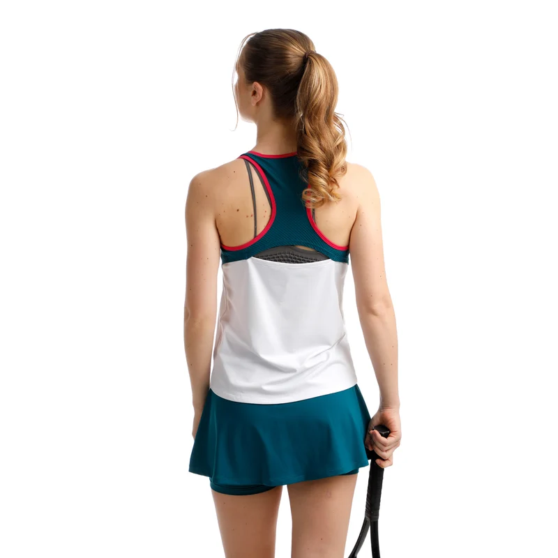 Create Racerback Tank-Top Damen-Petrol,Mehrfarbig