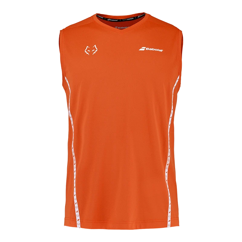 Camiseta Babolat Muscle Red/Orange 2026 J. Lebrón