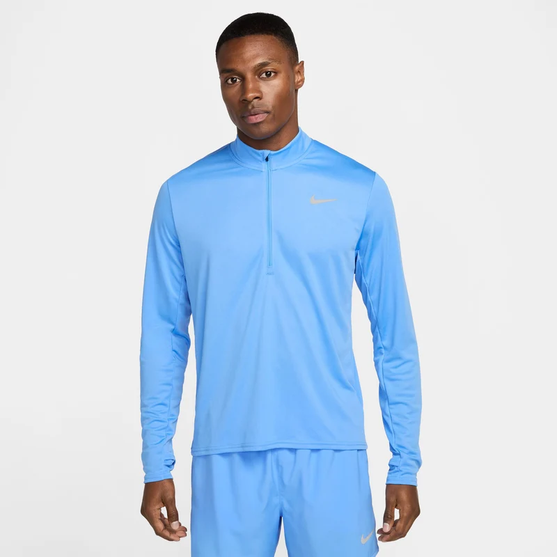 Pacer Half-Zip Laufshirt Herren - hellblau