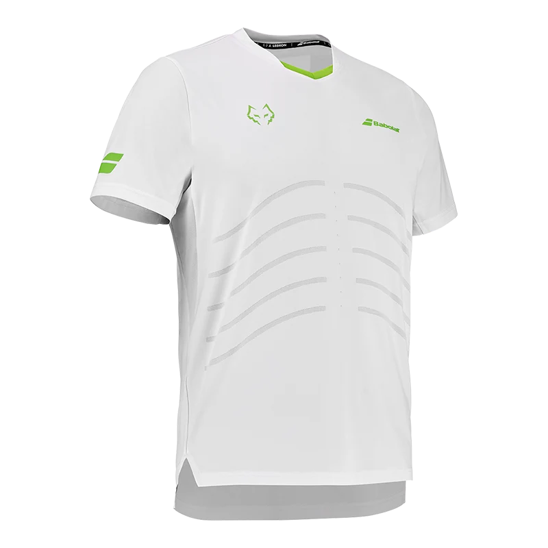 Camiseta Babolat Réplica White/White 2026 J. Lebrón