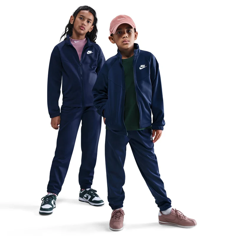 Dri-Fit Full-Zip Trainingsanzug Kinder-dunkelblau
