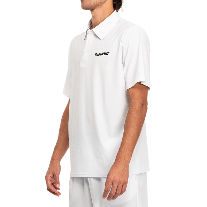 Polo Pro Elite PadelPRO Blanco