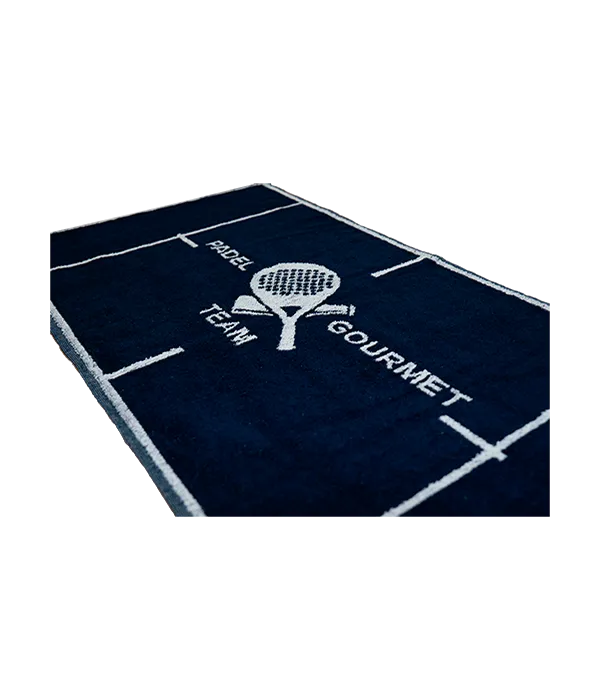 Toalla Padel Team Gourmet Azul Marino/Blanco