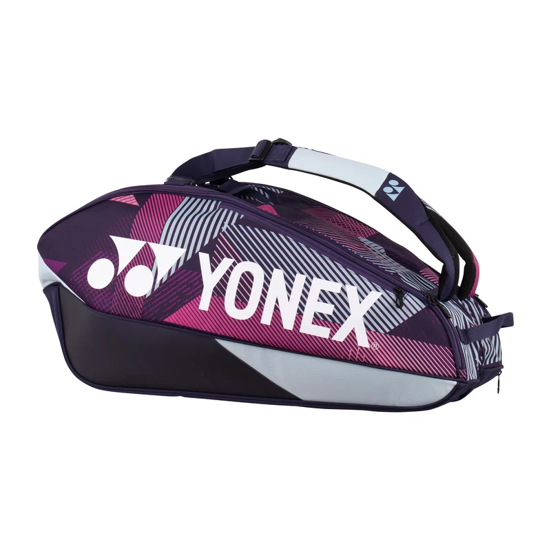 Pro Racquet Bag Schlägertasche 6er-Lila,Grau