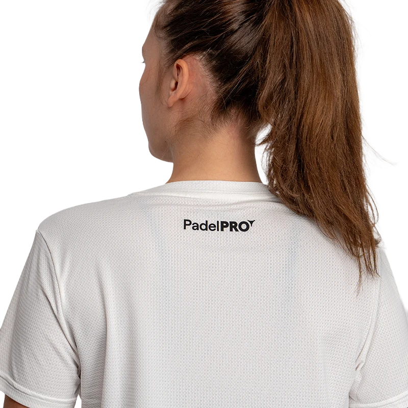 Camiseta Pro Basic Mujer PadelPRO Blanca