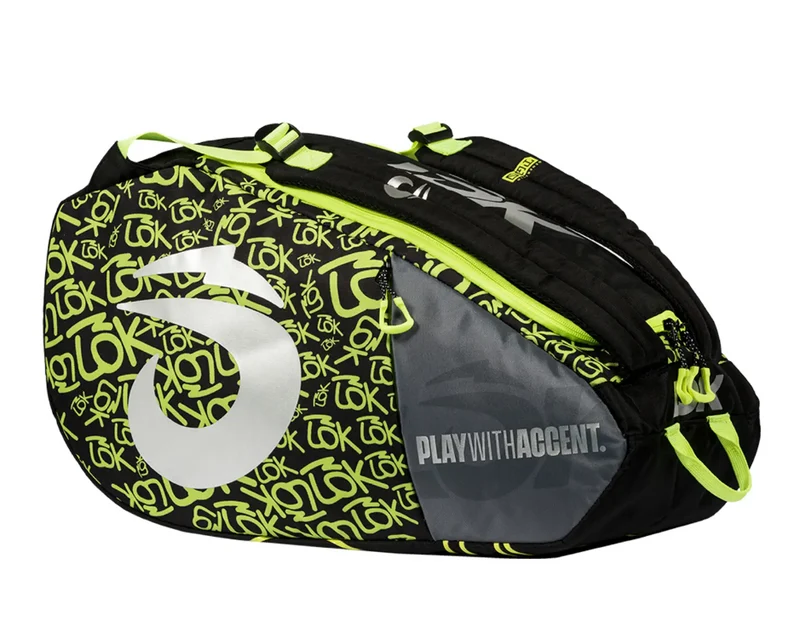 Lok One Padel Racket Bag Black/Green