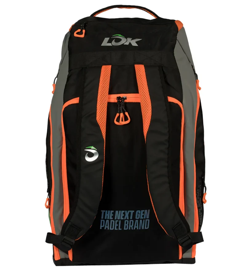 Lok Maxx Gen 2 Padel Racket Bag Black/Orange