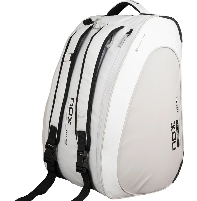 Nox ML10 Team Padel Racket Bag White Grey