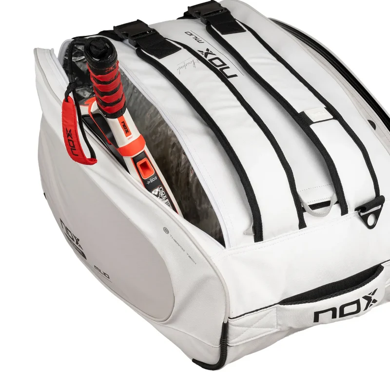 Nox ML10 Team Padel Racket Bag White Grey