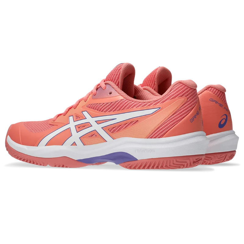 Asics Women's Game FF Padel Shoes Guava White
