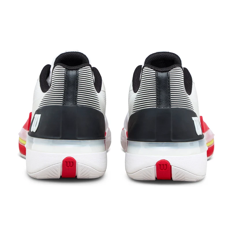 Wilson Men's Rush Tour 5 Tennis Shoes White/Black/Infrared