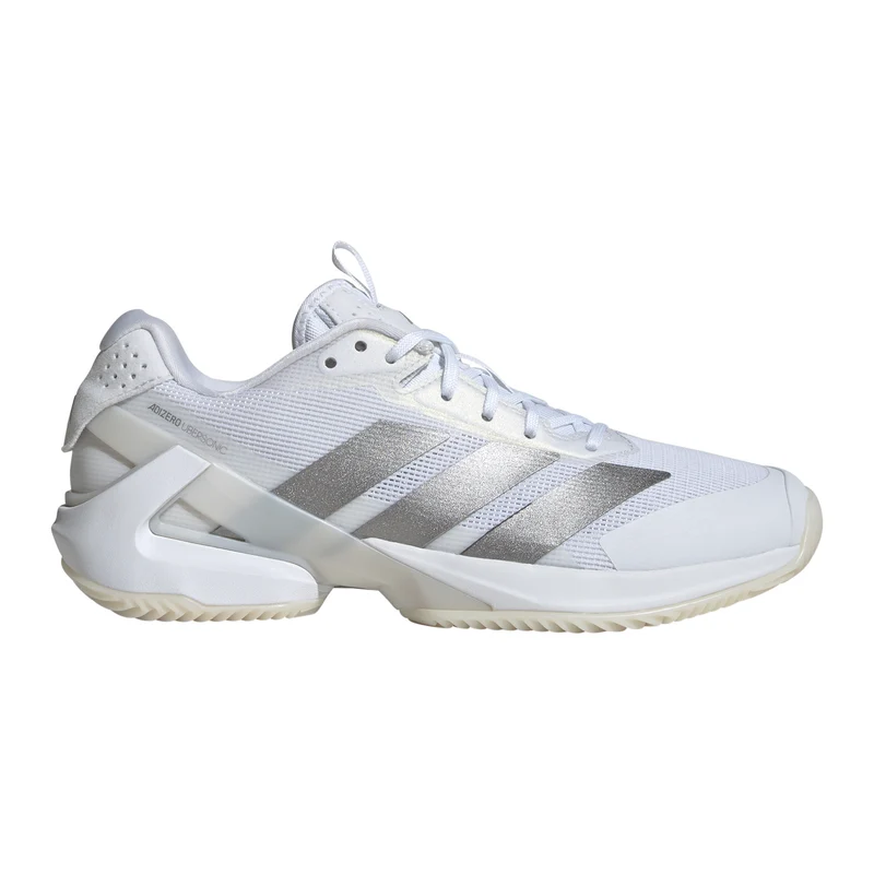 adizero Ubersonic 5 Sandplatzschuh Damen - weiß, silber
