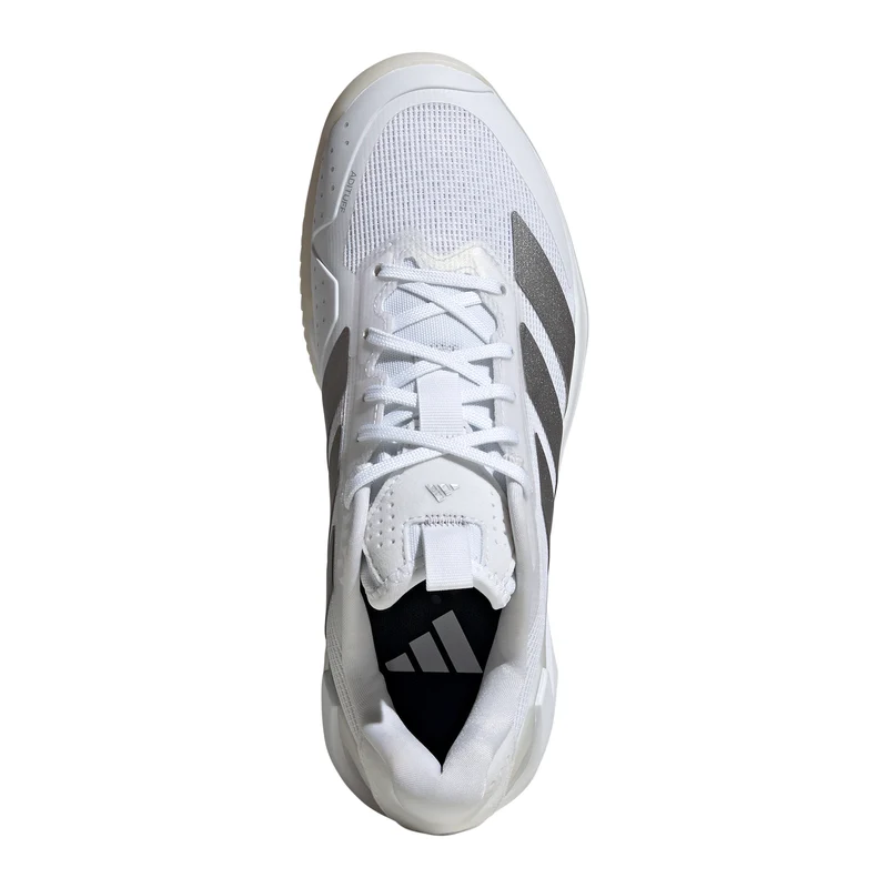 adizero Ubersonic 5 Sandplatzschuh Damen - weiß, silber