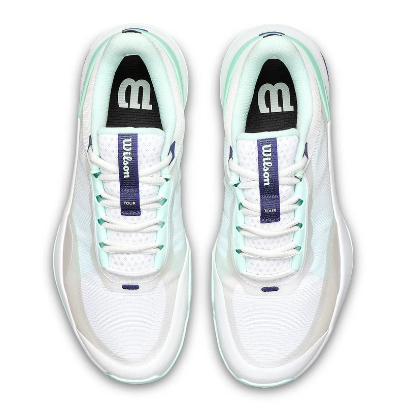 Wilson Women's Intrigue Tour Tennis Shoes White/Bay/Skipper Blue
