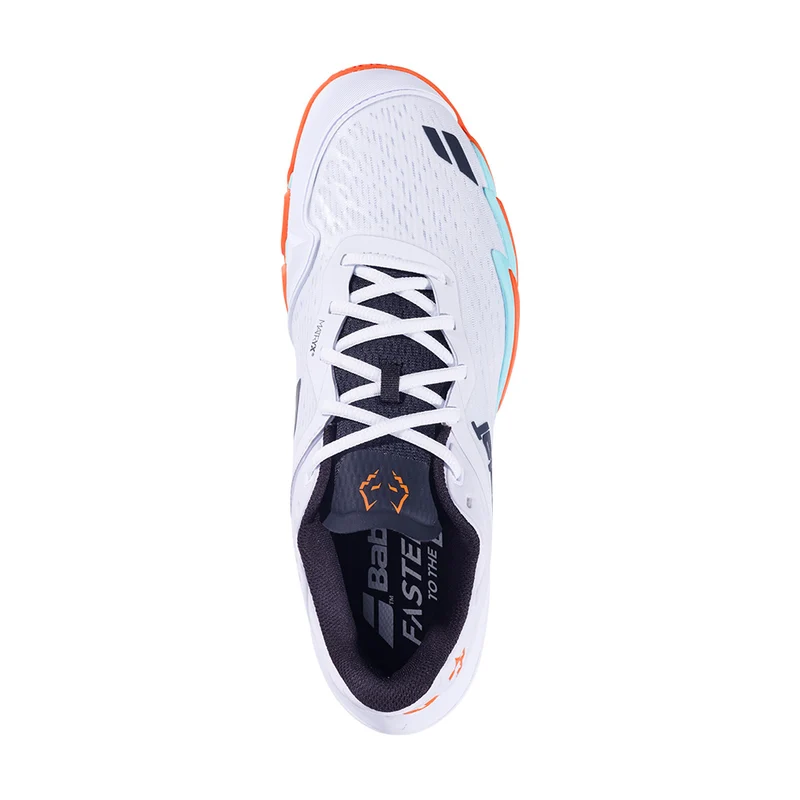 BABOLAT JET PREMURA 3 Men Blanco/Naranja SS26 JUAN LEBRON (Zapatillas)