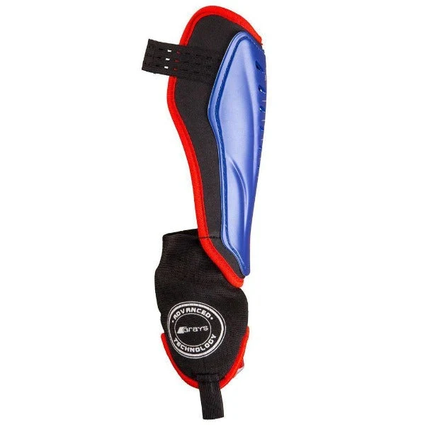 Grays Shield Shin Pads Royal Blue / Red - 26/27