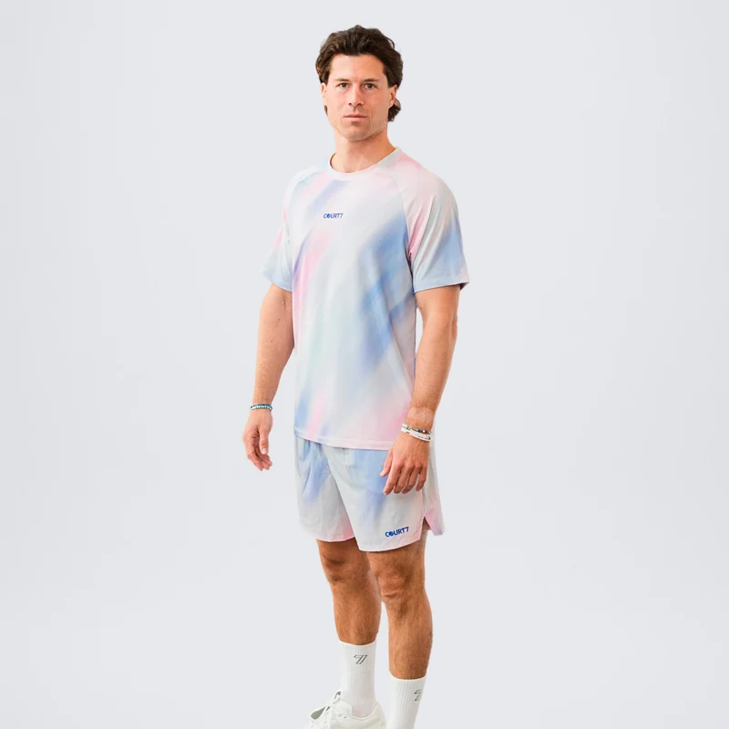 Performance T-Shirt Herren - weiß, mehrfarbig