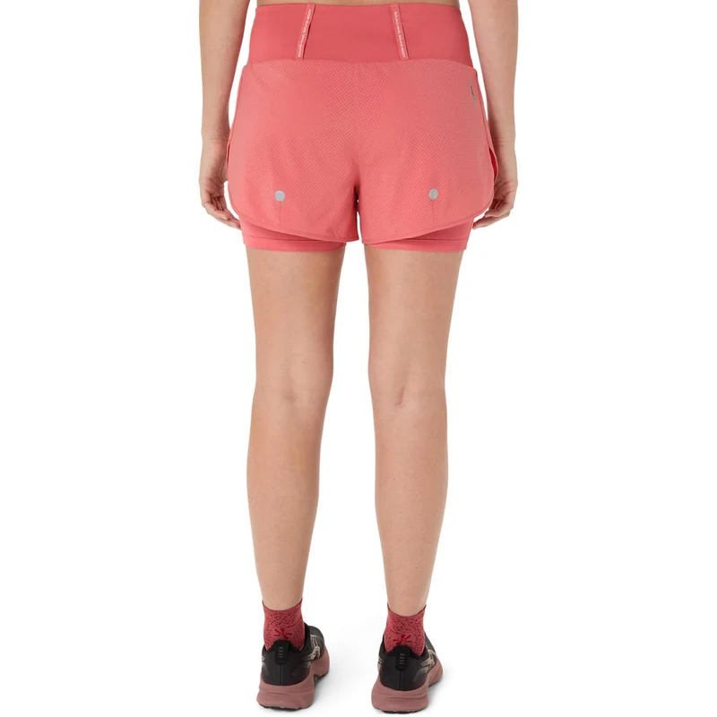 Road 2in1 3.5in Laufshorts Damen - berry, pink