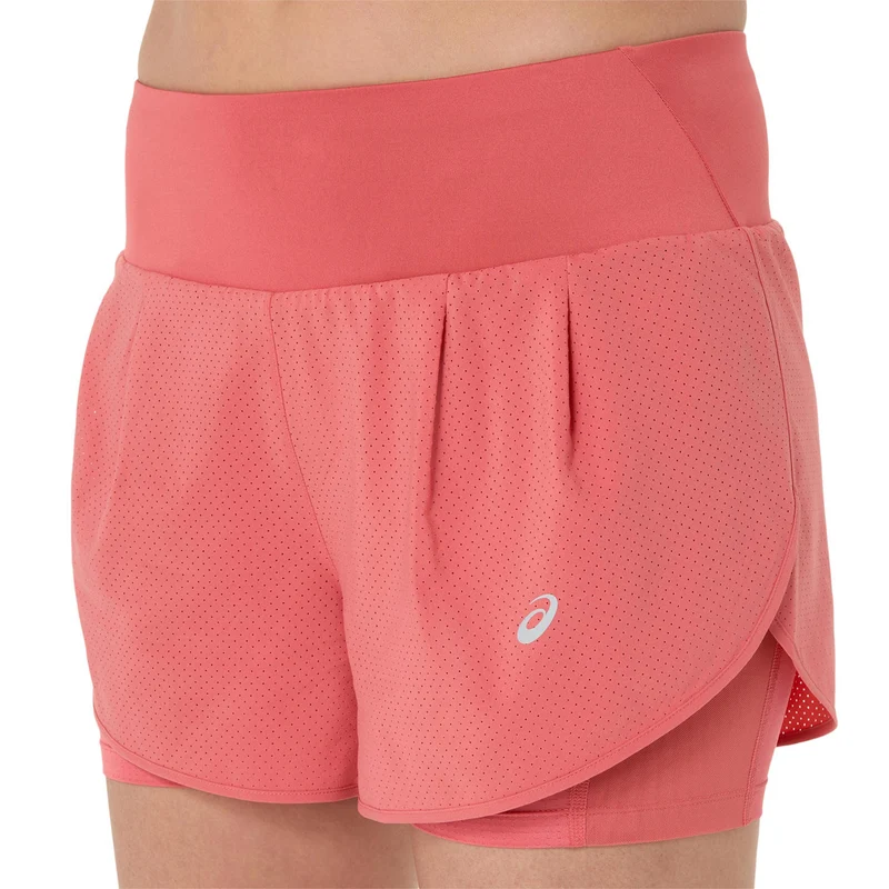 Road 2in1 3.5in Laufshorts Damen - berry, pink