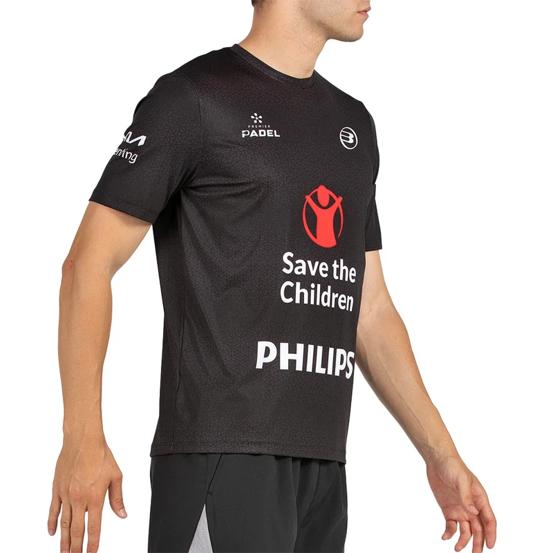 BULLPADEL MOFERO Negro FW25 MARTIN DI NENNO (Camiseta Oficial)