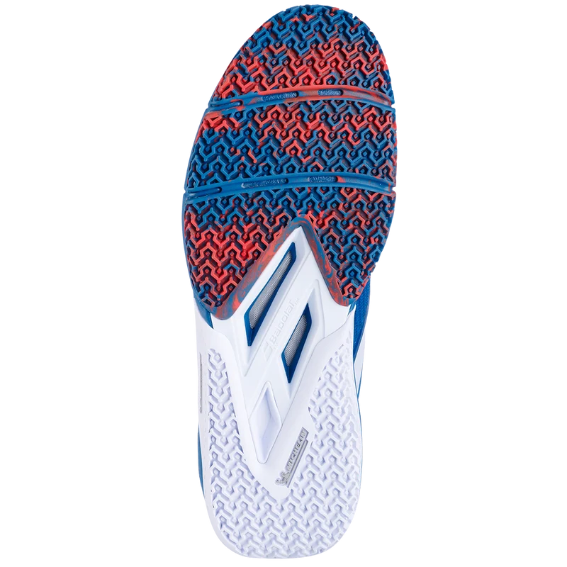 Babolat Men's Movea 2 Padel Shoes 26 Seaport/Cherry Tomato Red