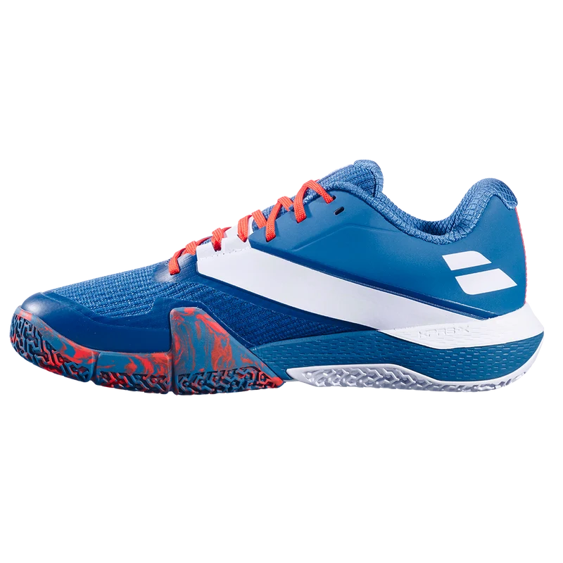 Babolat Men's Movea 2 Padel Shoes 26 Seaport/Cherry Tomato Red