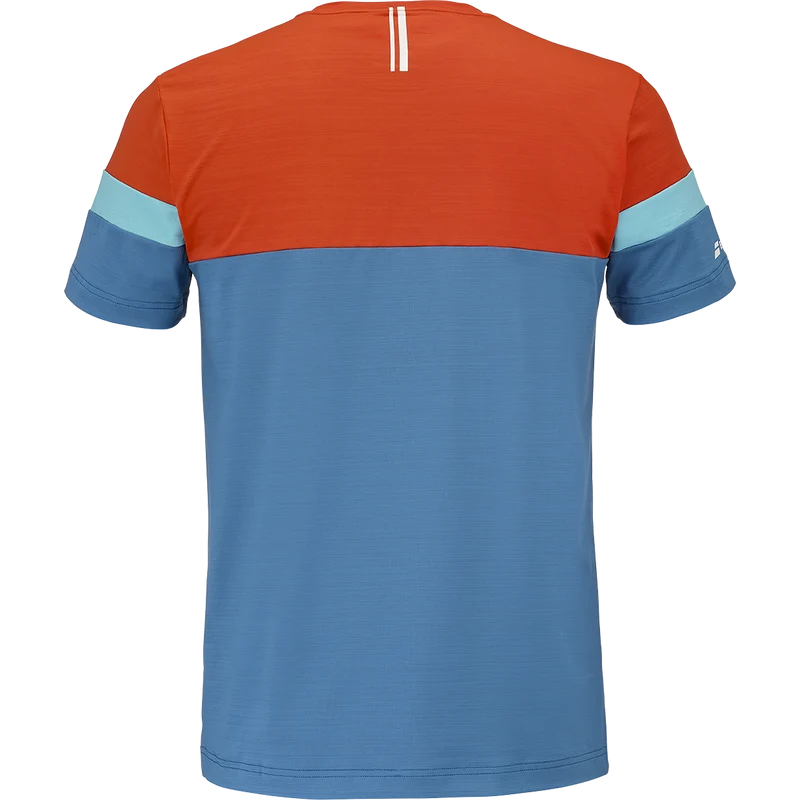 Babolat Men's Crew Neck Tee Seaport/Red
