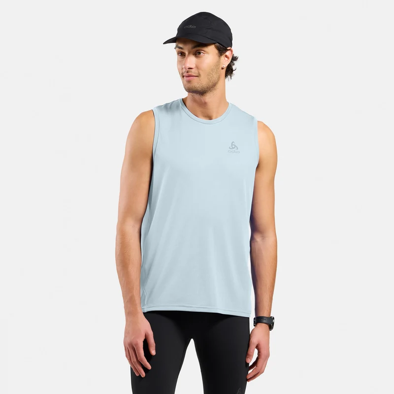Essential Laufshirt Herren-hellblau