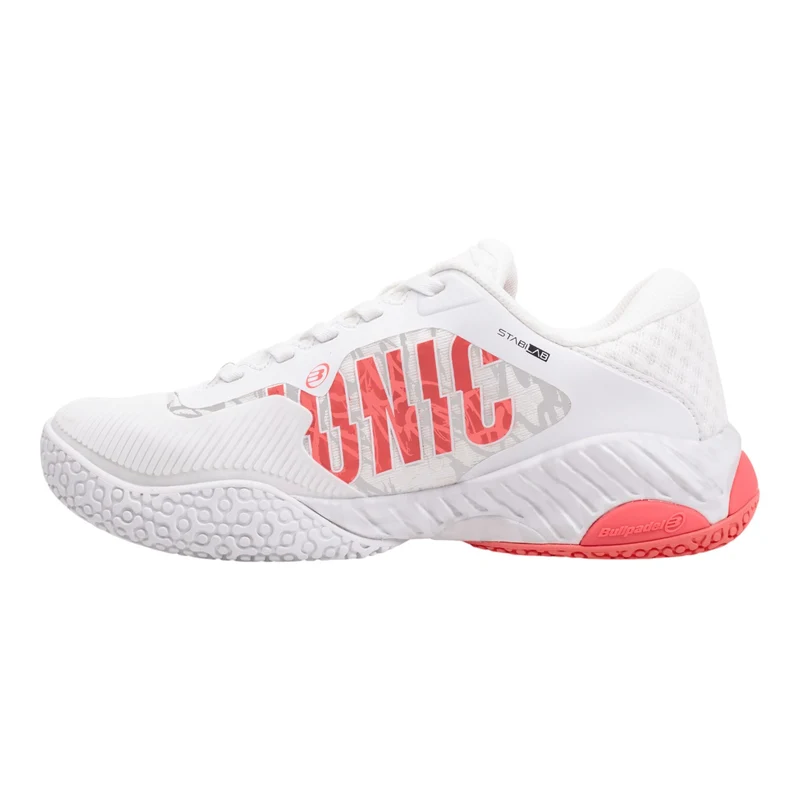 BULLPADEL IONIC W 25V Blanco/Rosa Mujer (Zapatillas)