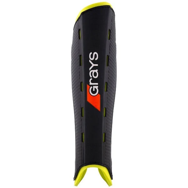 Grays G600 Shin Pads Black/Yellow 26/27