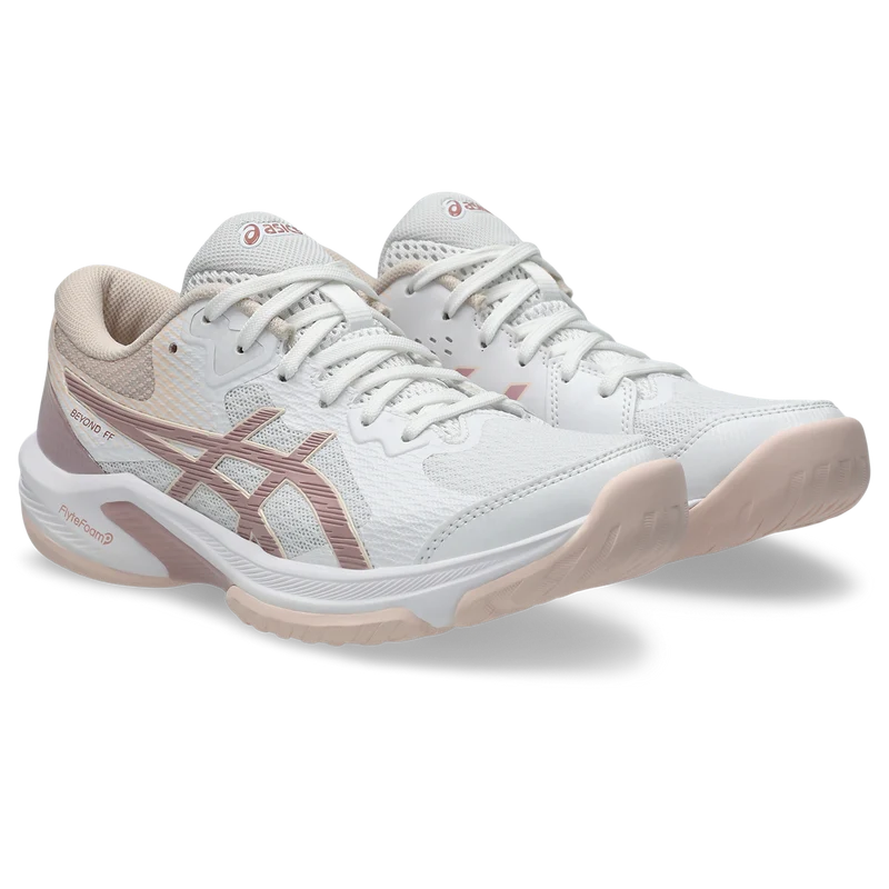Asics Women's Beyond FF Indoor Court Shoes SS26 White Morganite