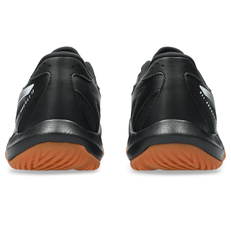 Asics Men's Gel Rocket 12 Indoor Court Shoes Black Gunmetal