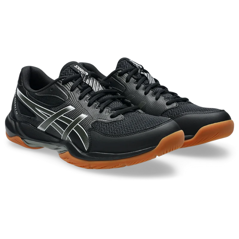 Asics Men's Gel Rocket 12 Indoor Court Shoes Black Gunmetal