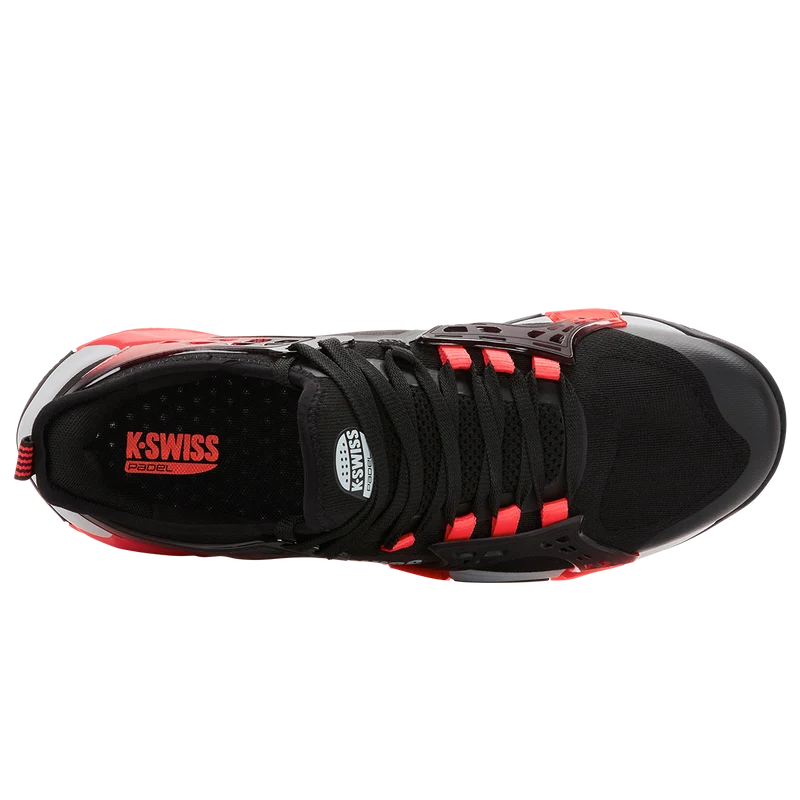 K-Swiss Men's K-Frame Padel Shoes Black Neon Lava