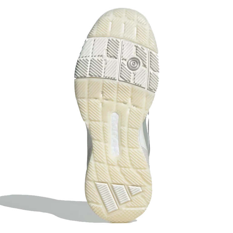 Adidas Women's Crazyquick Boost Padel Shoes White Metallic Silver