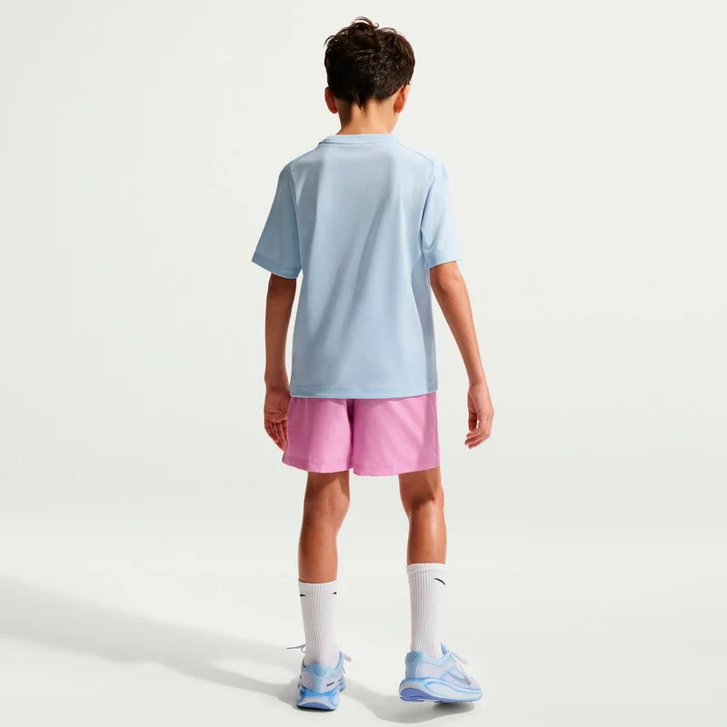 Dri-Fit Multi T-Shirt Jungen - hellblau, weiß